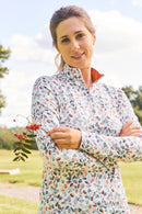 Pure Golf Arusha Ladies Golf Quarter Zip Top - Autumn Embers