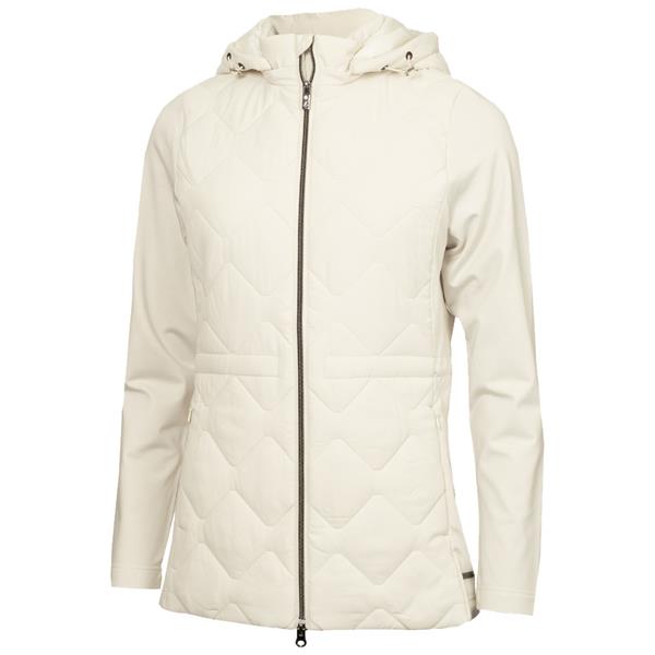 Green Lamb Ladies Marcia Hybrid Long Line Jacket Sand