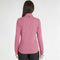 Green Lamb Ladies Kit Jacquard Zip Neck Top