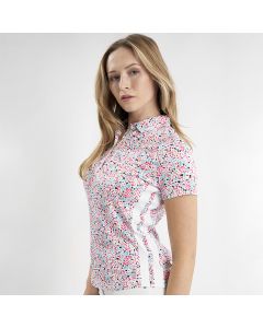 Odelle Printed Polo - Festival Print