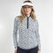 Ona Zip Neck Printed Long Sleeve Top - Arielli Print